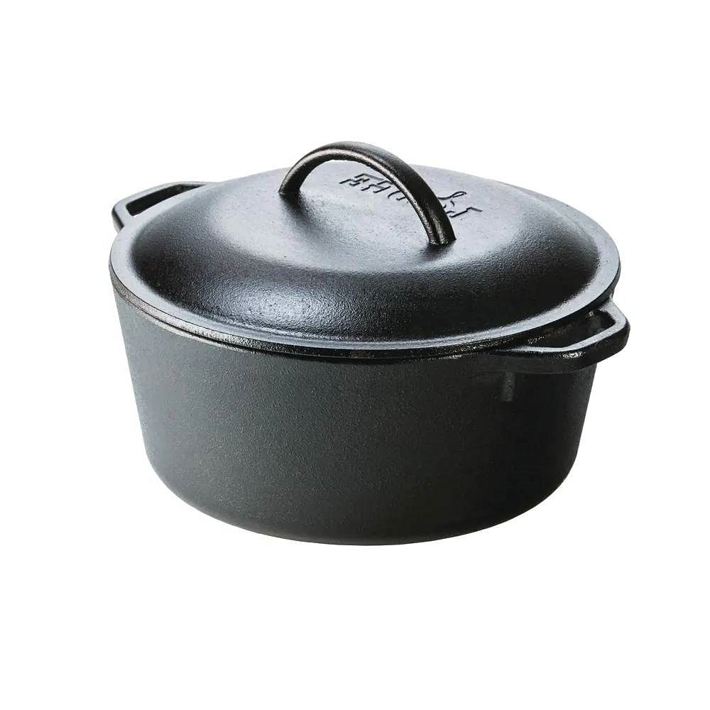 5-Quart Pre-Seasoned Cast Iron Dutch Oven with Lid