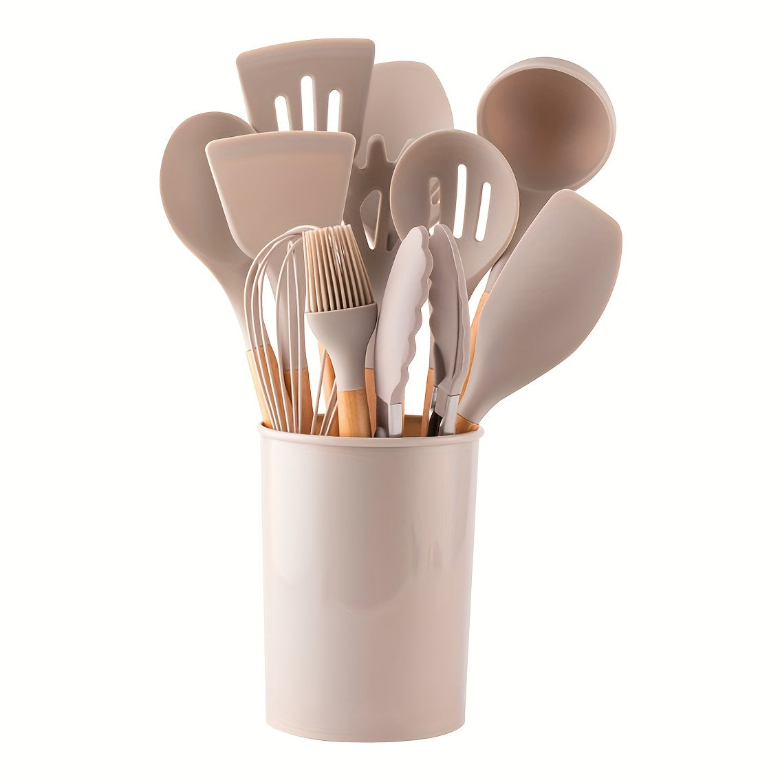 12 Piece Silicone Kitchen Utensil Set with Holder
