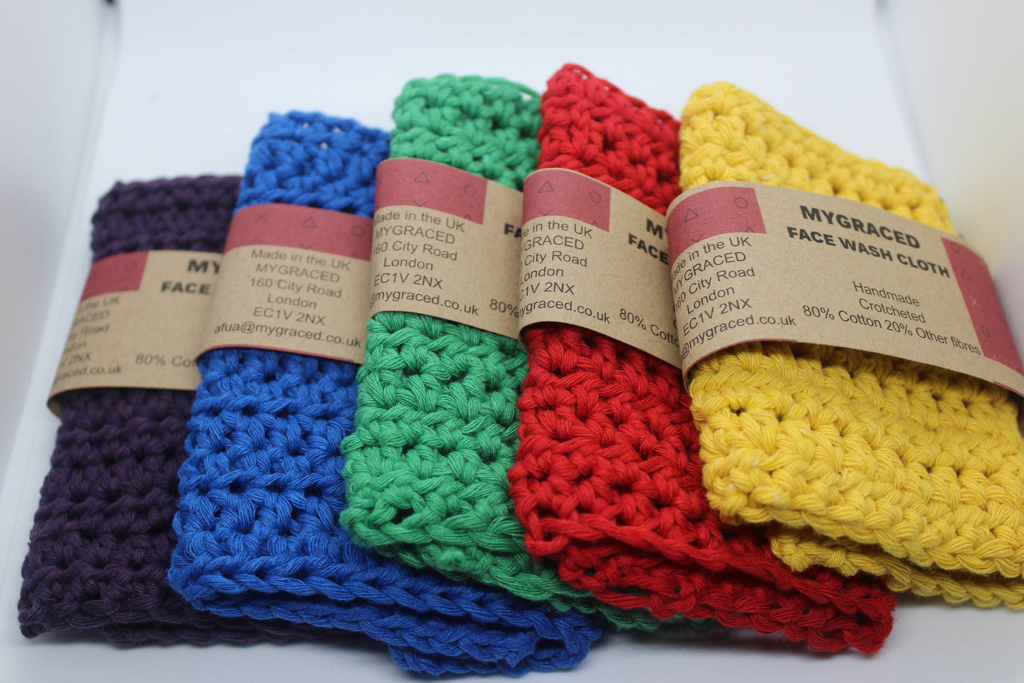 Hand Made Crocheted Face Wash Cloth