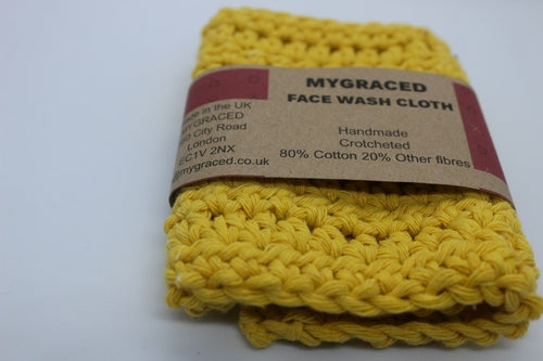 Hand Made Crocheted Face Wash Cloth