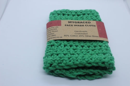 Hand Made Crocheted Face Wash Cloth