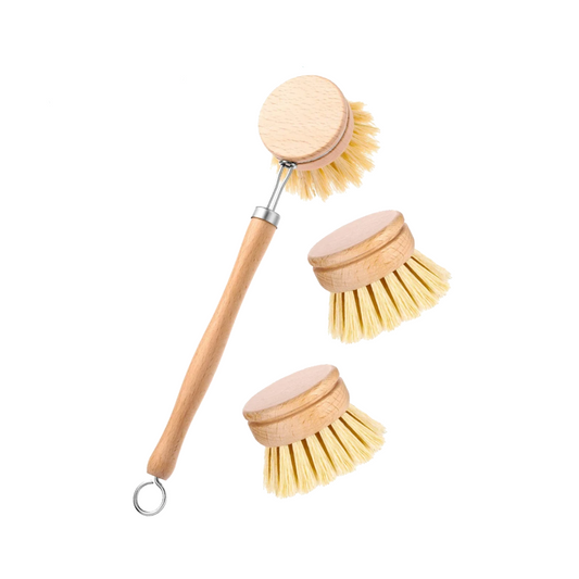 Wooden and Sisal Dish Brush
