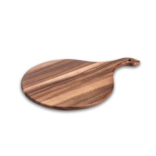 Acacia Cutting Board Duo - Rectangle and Round Set
