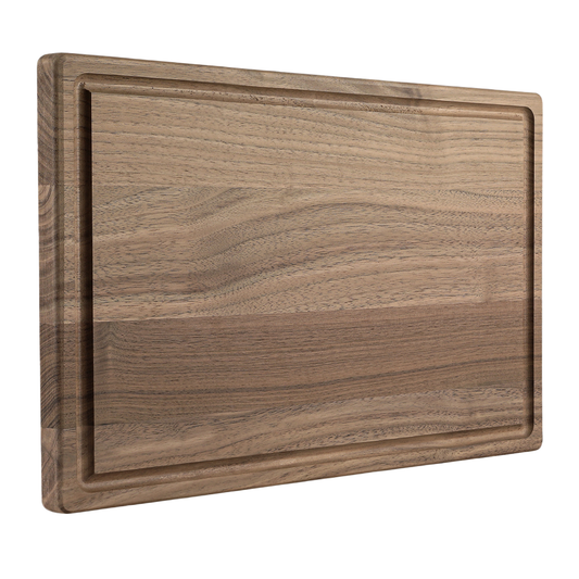 Large Walnut Wood Cutting Board (12"x18"x1")